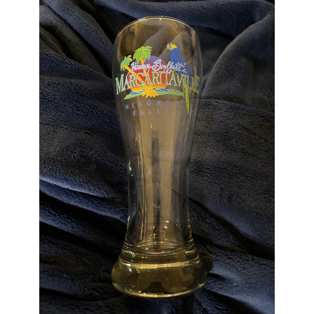 Jimmy Buffett's Margaritaville Niagara Falls Souvenir Pilsner Tall Beer Glass